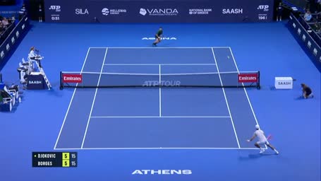 Highlights: Djokovic erreicht Halbfinale in Athen Highlights: Djokovic erreicht Halbfinale in Athen