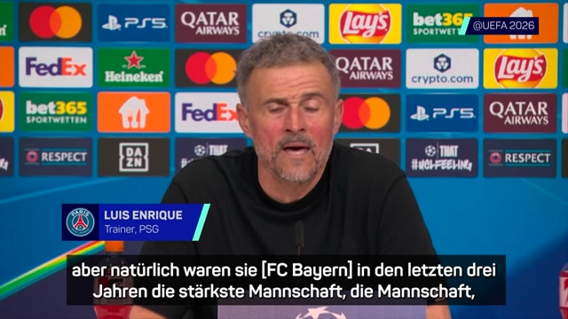 Enrique lobt den FC Bayern