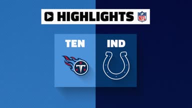 NFL Highlights: Titans @ Colts