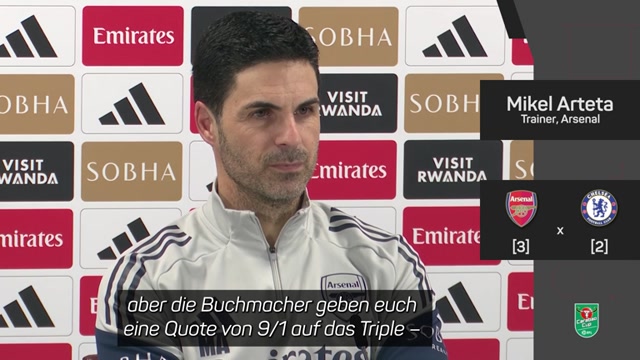 Triple? Arteta: "Bringt nichts, darüber zu reden"