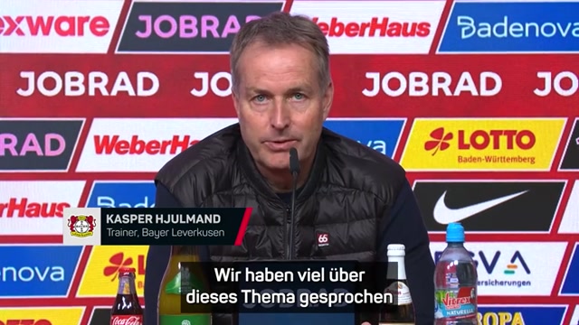 Hjulmand sieht kein Mutproblem bei Bayer