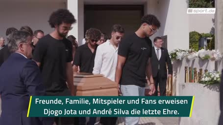 Liverpool-Stars nehmen Abschied von Jota