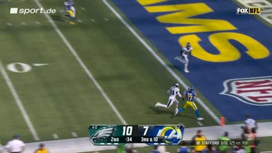 Puka Nacua düpiert Bradberry für Touchdown