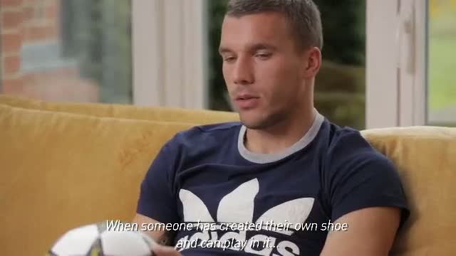 adidas-Werbedreh mit Podolski