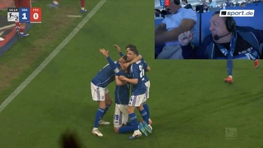 Pure Ekstase! So bejubelt "Schalke-Lennart" das 1:0