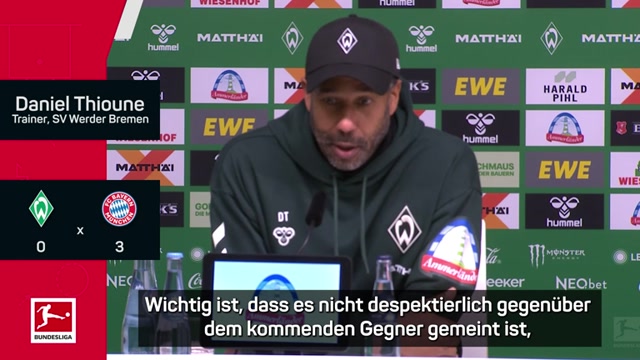 Thioune: FC Bayern "das Maß aller Dinge" Thioune: FC Bayern "das Maß aller Dinge"