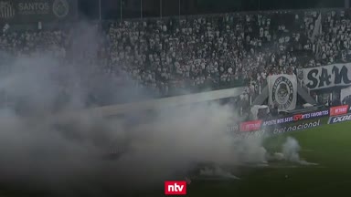 Spielabbruch! Wilde Böller-Orgie in Brasilien