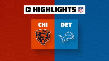 NFL Highlights: Bears @ Lions