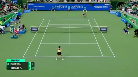 Fernandez gewinnt Finale in Osaka
