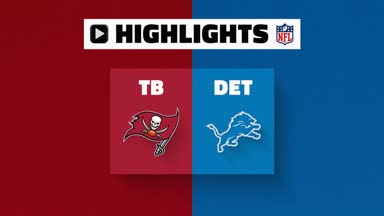 NFL Highlights: Buccaneers @ Lions