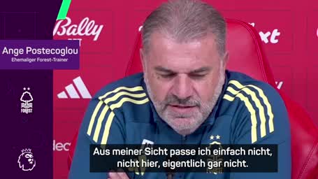 Postecoglou: "Ich passe einfach nicht“