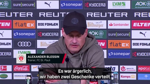 Blessin: "Wir haben zwei Geschenke verteilt"