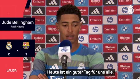 Bellingham: "Haben es verdient" Bellingham: "Haben es verdient"