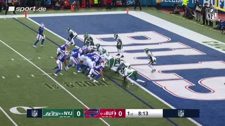 Allen findet Endzone per Tush Push