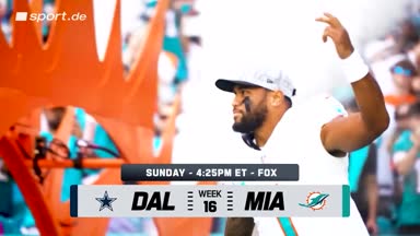NFL Preview: Weihnachtskracher zwischen Miami und Dallas