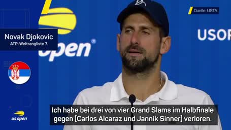 Djokovic: Sinner und Alcaraz "einfach zu gut"