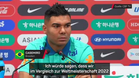Casemiro: "Brasilien liegt im WM-Plan zurück"