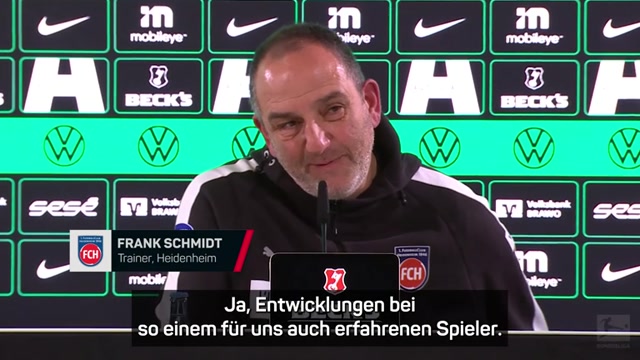 Schmidt: Gefühl hat für Beck gesprochen