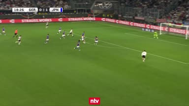 Wirtz auf Sané: Tolle DFB-Kombination zum 1:1