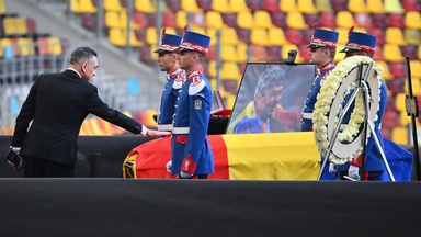 Trauerfeier für Lucescu im Nationalstadion