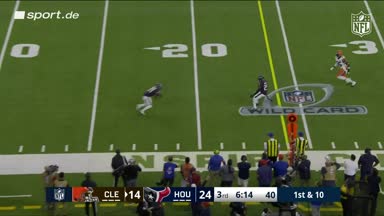 Flacco wirft schlimmen Pick-Six unter Druck