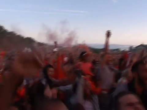 Niederlande in Orange getaucht