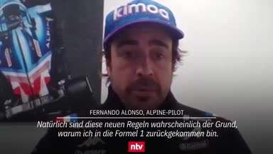 Alonso: Wegen der neuen Regeln bin ich wieder in der F1