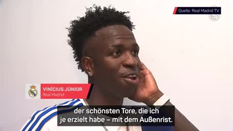Vinícius: „Eines meiner schönsten Tore“