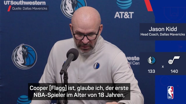 Kidd schwärmt: Flagg bricht LeBron-Rekord Kidd schwärmt: Flagg bricht LeBron-Rekord
