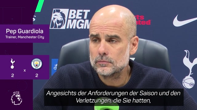 Guardiola gibt Titelrennen nicht auf