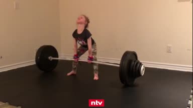 Erst Hausaufgaben, dann Training: Das stärkste Mädchen Kanadas