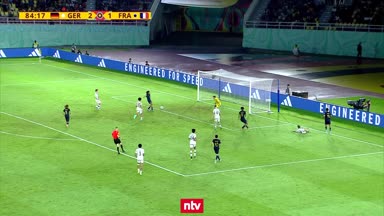 U17 kassiert den Ausgleich im WM-Finale