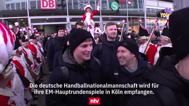 Besonderer Köln-Empfang für DHB-Team