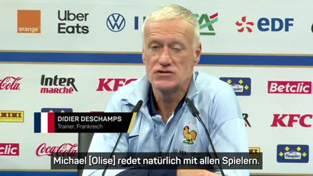 Deschamps scherzt über Olise