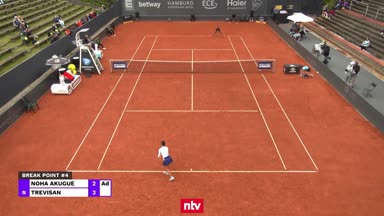 Tennis-Teenie Noha Akugue brilliert in Hamburg