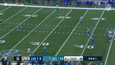 Stafford findet Nacua für 50-Yard-Touchdown