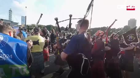 Dudelsack-Bombe in den Rhein