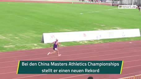 Rekord! 71-jähriger Sprinter überrascht die Beobachter