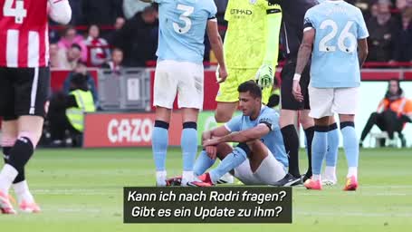 Pep hat große Sorgen um Rodri