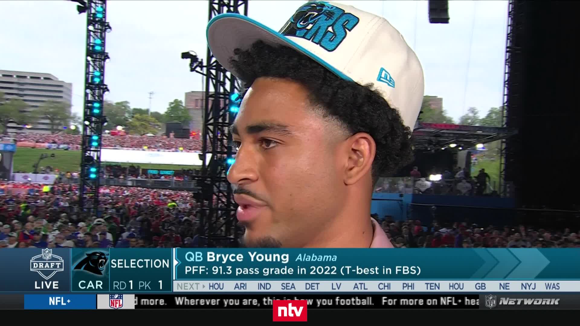 Erste Worte des Number One Picks der Panthers