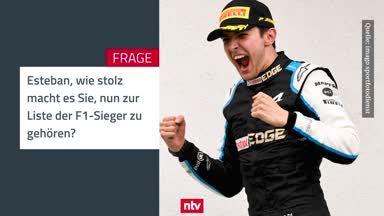 Esteban Ocon im Fragen-Hagel