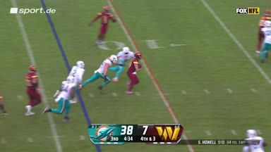 Howell scrambelt in die Endzone