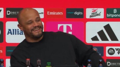 Kiste Bier in Bayern-Kabine? Kompany lacht