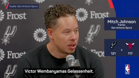 Johnson: Wembanyama führte uns zum Sieg