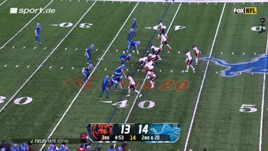 Fields feuert 39-Yard-Touchdown zu Moore