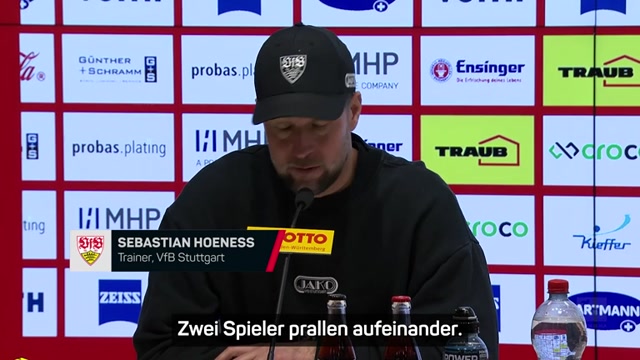 VfB-Coach Hoeneß übt Schiri-Kritik VfB-Coach Hoeneß übt Schiri-Kritik