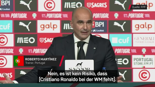 Fehlt Ronaldo bei der WM? Martinez gibt Entwarnung