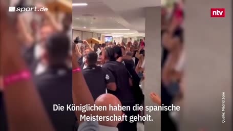 Meisterparty bei Real: Ancelotti tanzt mit seinen Stars