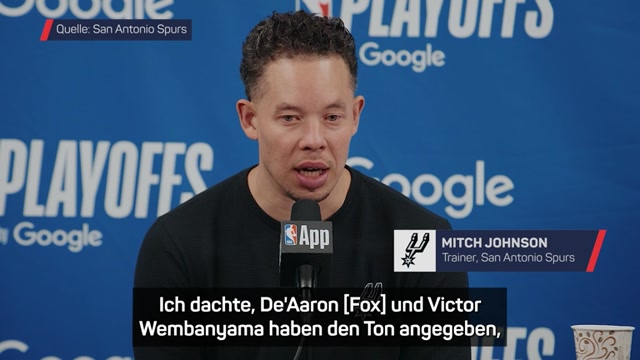 Johnson: Wemby gibt den Ton an