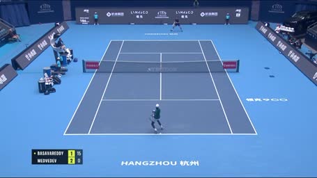 Highlights: Medvedev dominiert Basavareddy in China